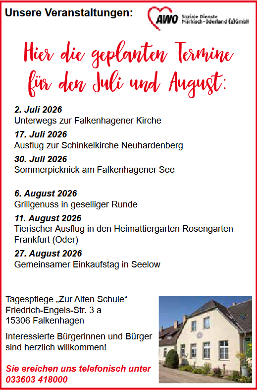 Thumbnail: Ausflug zur Schinkelkirche Neuhardenberg